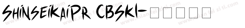 ShinseiKaiPr CBSK1字体转换